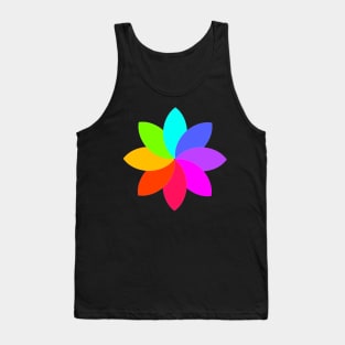 Rainbow-flower - flower - flora - graphic Tank Top